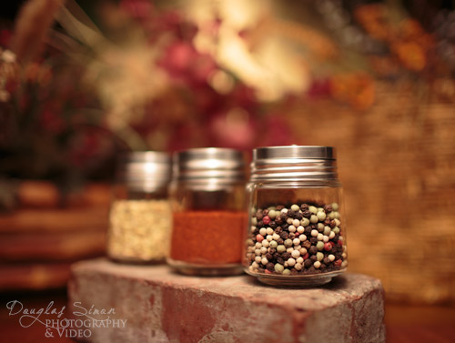 Spice Jars Staged Photography