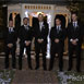 Groomsmen at Christmas House, Rancho Cucamonga